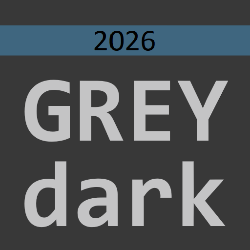 Grey Dark Theme 2026